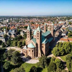 Dom zu Speyer aus der Luft